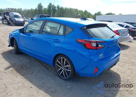 2025 Subaru Impreza Sport 5-Door from USA, damaged, VIN JF1GUAFC8S8208129